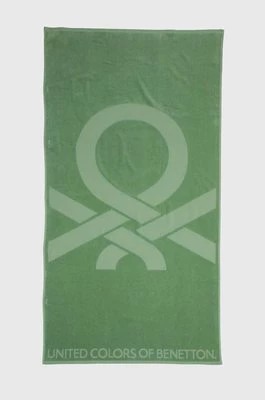 Zdjęcie produktu United Colors of Benetton ręcznik bawełniany kolor zielony