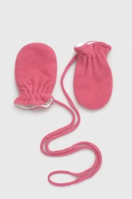 Zdjęcie produktu United Colors of Benetton rękawiczki dziecięce kolor różowy