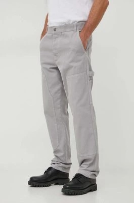 Zdjęcie produktu United Colors of Benetton spodnie bawełniane kolor szary proste