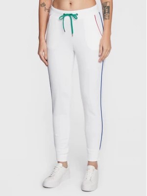 Zdjęcie produktu United Colors Of Benetton Spodnie dresowe 3J68P0472 Biały Regular Fit