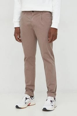 Zdjęcie produktu United Colors of Benetton spodnie męskie kolor szary proste