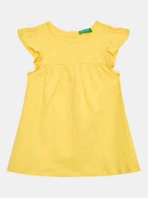 Zdjęcie produktu United Colors Of Benetton Sukienka codzienna 3096GV00H Żółty Regular Fit