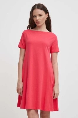 Zdjęcie produktu United Colors of Benetton sukienka kolor różowy mini prosta