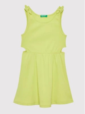 Zdjęcie produktu United Colors Of Benetton Sukienka letnia 3HCGCV005 Żółty Regular Fit