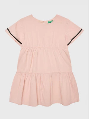 Zdjęcie produktu United Colors Of Benetton Sukienka letnia 4O9TGV00P Różowy Regular Fit
