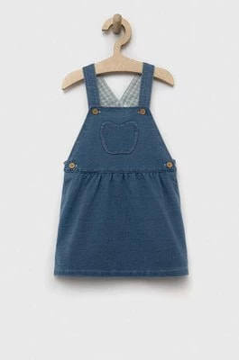 Zdjęcie produktu United Colors of Benetton sukienka niemowlęca kolor niebieski mini rozkloszowana