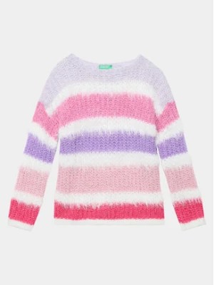 Zdjęcie produktu United Colors Of Benetton Sweter 116QQ103W Kolorowy Relaxed Fit