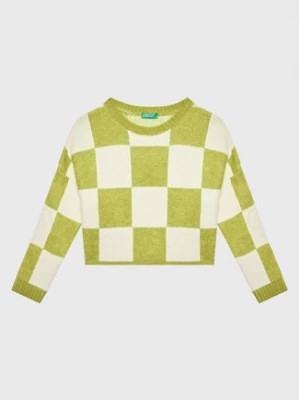 Zdjęcie produktu United Colors Of Benetton Sweter 17BTQ102I Zielony Relaxed Fit