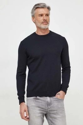 Zdjęcie produktu United Colors of Benetton sweter bawełniany kolor czarny lekki