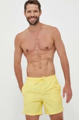 Zdjęcie produktu United Colors of Benetton szorty kąpielowe kolor żółty