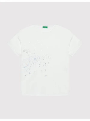 Zdjęcie produktu United Colors Of Benetton T-Shirt 3096C102G Biały Regular Fit