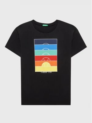 Zdjęcie produktu United Colors Of Benetton T-Shirt 3096C10A8 Czarny Regular Fit