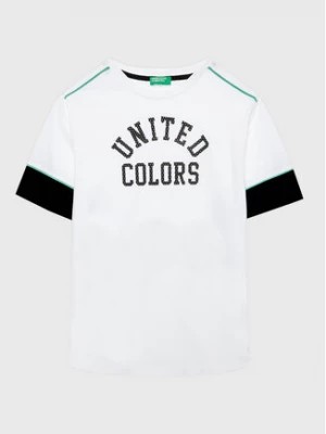 Zdjęcie produktu United Colors Of Benetton T-Shirt 3096C10A9 Biały Regular Fit