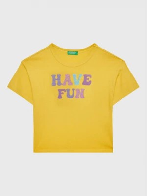 Zdjęcie produktu United Colors Of Benetton T-Shirt 3096C10AV Żółty Regular Fit