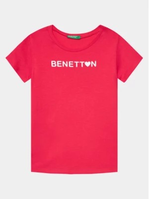 Zdjęcie produktu United Colors Of Benetton T-Shirt 3096C10H9 Różowy Regular Fit