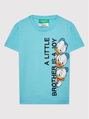 Zdjęcie produktu United Colors Of Benetton T-Shirt 3096G103I Niebieski Regular Fit