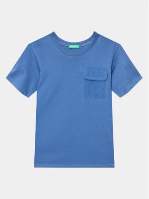 Zdjęcie produktu United Colors Of Benetton T-Shirt 3096G1097 Niebieski Regular Fit