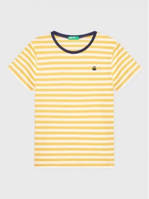 Zdjęcie produktu United Colors Of Benetton T-Shirt 30YFG107G Żółty Regular Fit