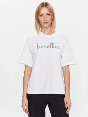 Zdjęcie produktu United Colors Of Benetton T-Shirt 3BL0D103H Biały Regular Fit