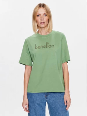 Zdjęcie produktu United Colors Of Benetton T-Shirt 3BL0D103H Zielony Regular Fit