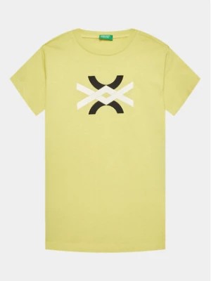Zdjęcie produktu United Colors Of Benetton T-Shirt 3I1XC10BI Żółty Regular Fit