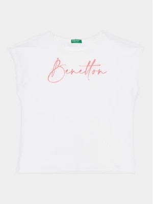 Zdjęcie produktu United Colors Of Benetton T-Shirt 3I1XC10C0 Biały Regular Fit