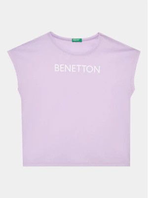 Zdjęcie produktu United Colors Of Benetton T-Shirt 3I1XC10C0 Fioletowy Regular Fit