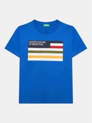 Zdjęcie produktu United Colors Of Benetton T-Shirt 3I1XC10D6 Niebieski Regular Fit