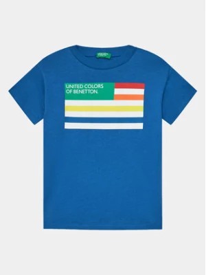 Zdjęcie produktu United Colors Of Benetton T-Shirt 3I1XC10H3 Niebieski Regular Fit