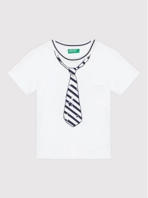 Zdjęcie produktu United Colors Of Benetton T-Shirt 3I1XG100P Biały Regular Fit