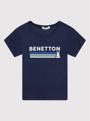 Zdjęcie produktu United Colors Of Benetton T-Shirt 3I9WMM28H Granatowy Regular Fit