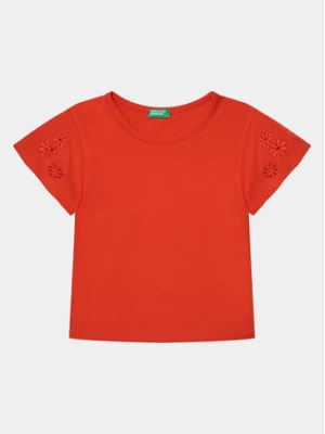 Zdjęcie produktu United Colors Of Benetton T-Shirt 3P4ZC10I4 Czerwony Slim Fit