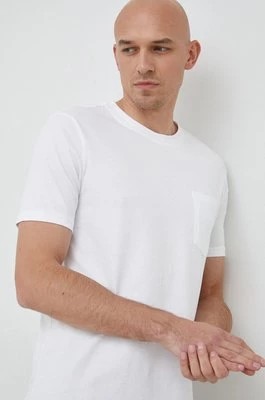 Zdjęcie produktu United Colors of Benetton t-shirt bawełniany kolor biały gładki