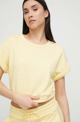 Zdjęcie produktu United Colors of Benetton t-shirt lounge kolor żółty