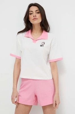 Zdjęcie produktu United Colors of Benetton t-shirt piżamowy x Peanuts kolor biały