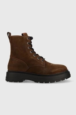 Zdjęcie produktu Vagabond Shoemakers buty zamszowe Jeff męskie kolor brązowy