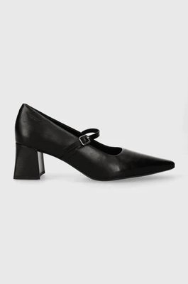 Zdjęcie produktu Vagabond Shoemakers czółenka skórzane ALTEA kolor czarny na słupku 5740.201.20
