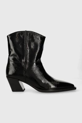 Zdjęcie produktu Vagabond Shoemakers kowbojki skórzane ALINA damskie kolor czarny na słupku 5421.160.20