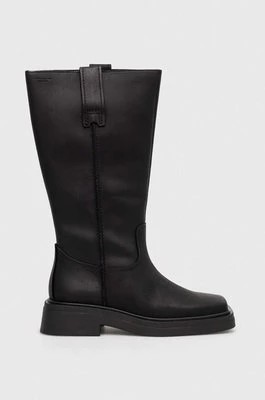 Zdjęcie produktu Vagabond Shoemakers kozaki skórzane EYRA damskie kolor czarny na platformie 5652.009.21