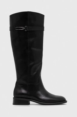 Zdjęcie produktu Vagabond Shoemakers kozaki skórzane SHEILA damskie kolor czarny na płaskim obcasie 5635.101.20