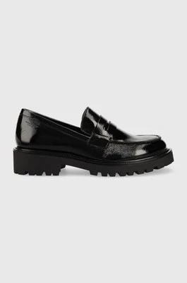 Zdjęcie produktu Vagabond Shoemakers mokasyny skórzane KENOVA damskie kolor czarny na płaskim obcasie 5241.360.20