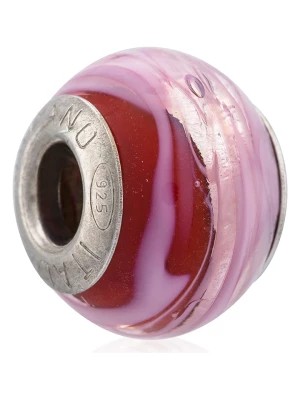 Zdjęcie produktu VALENTINA BEADS Szklany charms w kolorze jasnoróżowo-czerwonym rozmiar: onesize