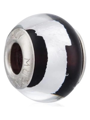 Zdjęcie produktu VALENTINA BEADS Szklany charms w kolorze biało-czarnym rozmiar: onesize