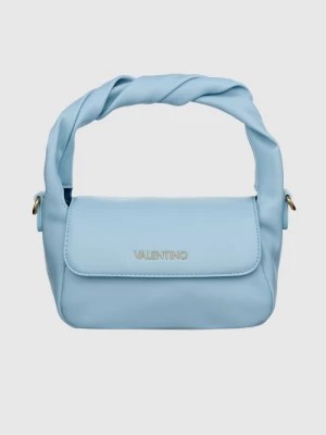 Zdjęcie produktu VALENTINO Błękitna mała gładka torebka ze skręconą rączką lemonade satchel Valentino by Mario Valentino