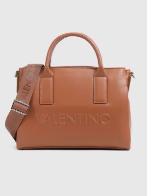 Zdjęcie produktu VALENTINO Brązowa torba z tłoczonym logo holiday re shopping Valentino by Mario Valentino