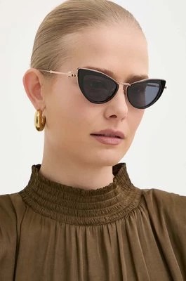 Zdjęcie produktu Valentino okulary przeciwsłoneczne VIII damskie kolor czarny VLS-102A