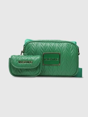 Zdjęcie produktu VALENTINO Tłoczona zielona torebka z przypinaną saszetką sunny re haversack Valentino by Mario Valentino