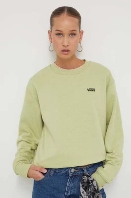 Zdjęcie produktu Vans bluza damska kolor zielony z aplikacją