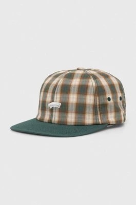 Zdjęcie produktu Vans czapka z daszkiem kolor zielony wzorzysta