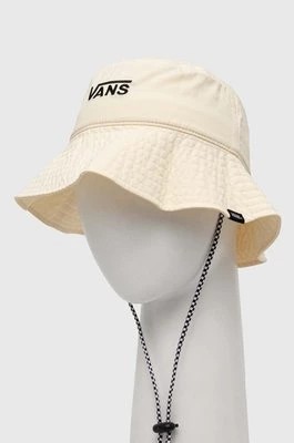 Zdjęcie produktu Vans kapelusz kolor beżowy
